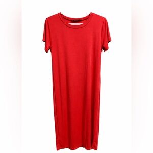 Pink Short Sleeve Dress